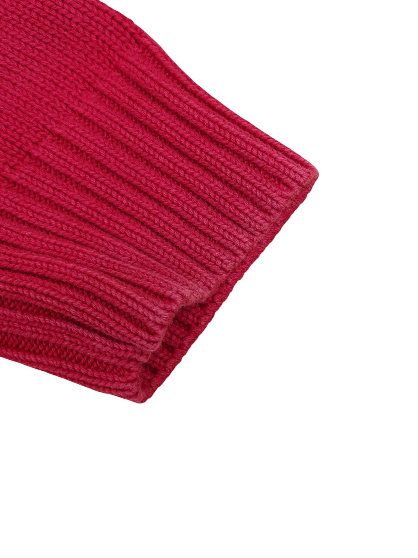 Burberry Pull Zippé Rouge Marine M Homme