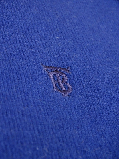 Burberry Pull Bleu Col Rond XS Homme  80% Laine