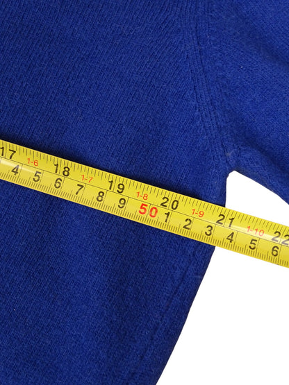 Burberry Pull Bleu Col Rond XS Homme  80% Laine