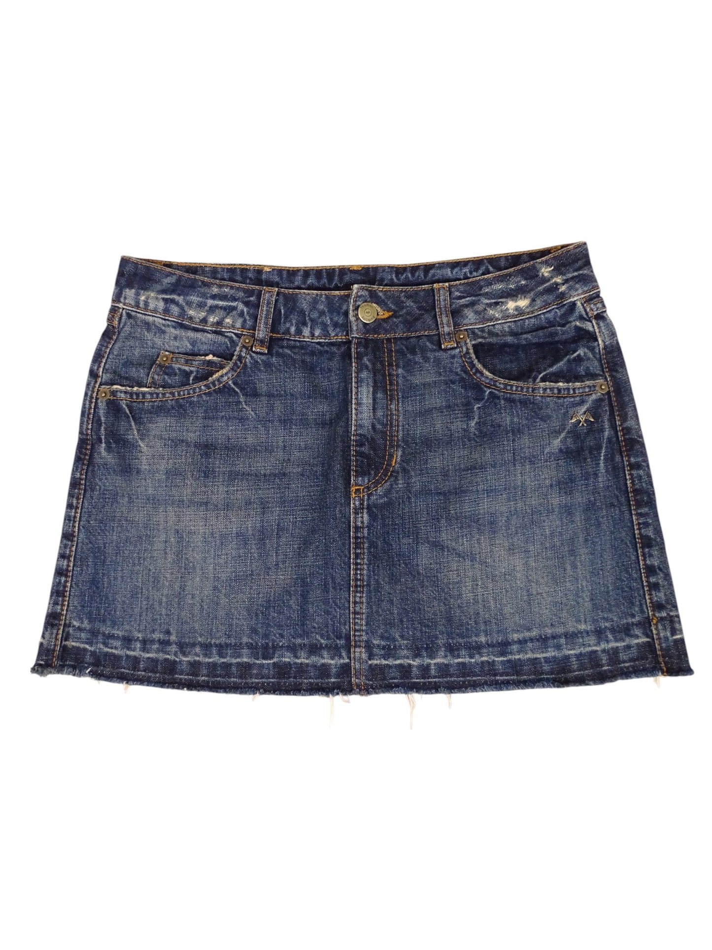 Mini-Jupe Burberry En Jean Bleu Taille M Femme