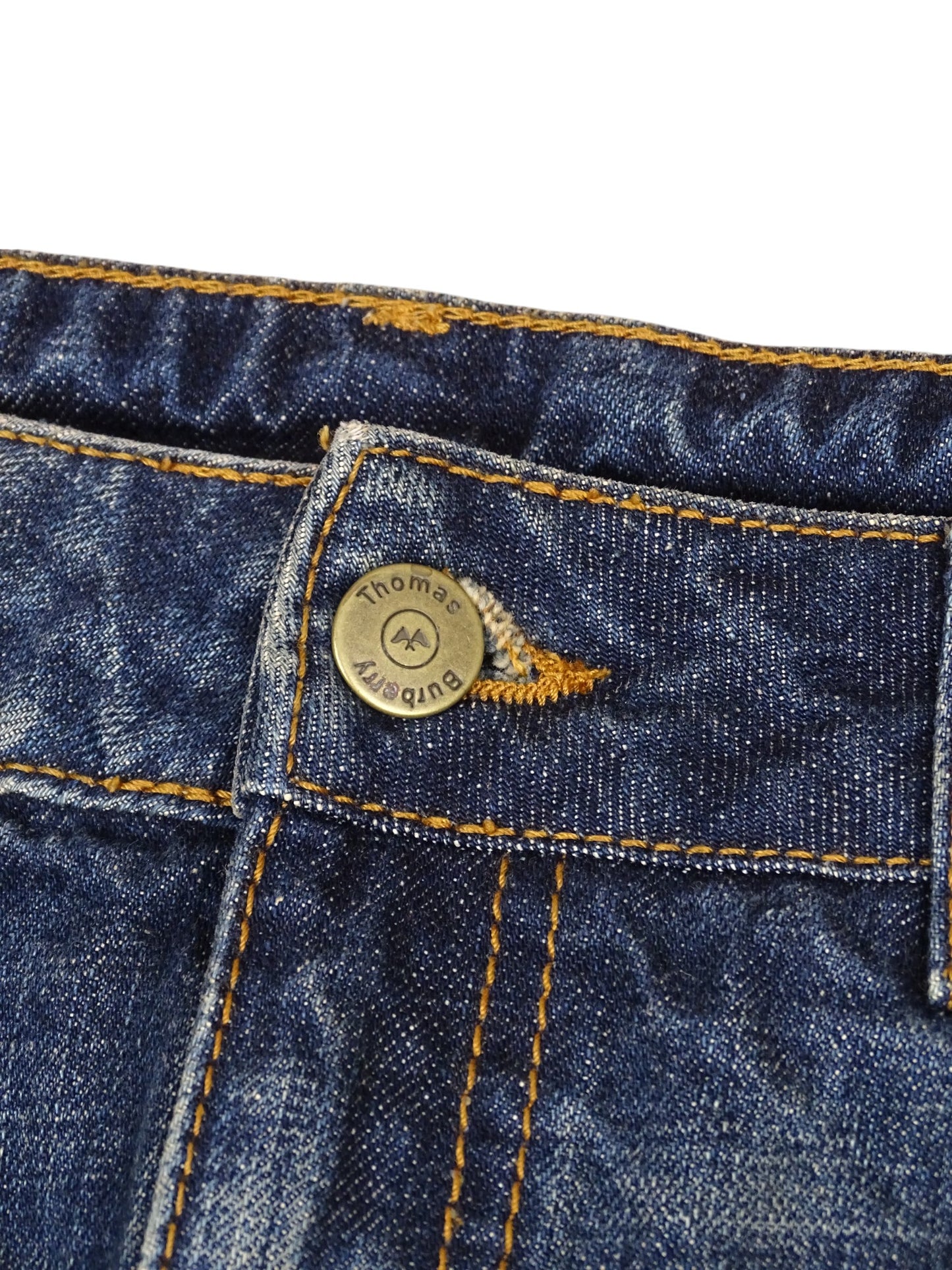 Mini-Jupe Burberry En Jean Bleu Taille M Femme