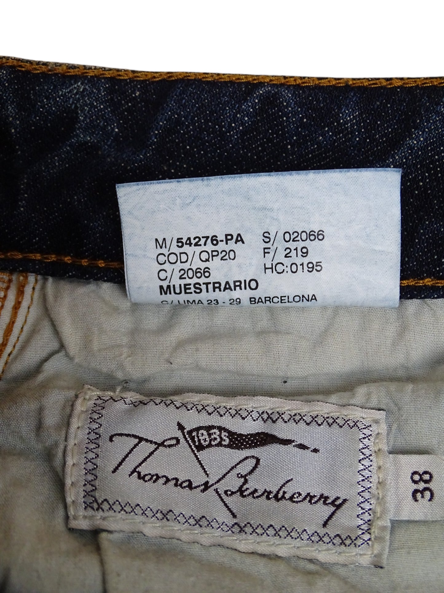 Mini-Jupe Burberry En Jean Bleu Taille M Femme