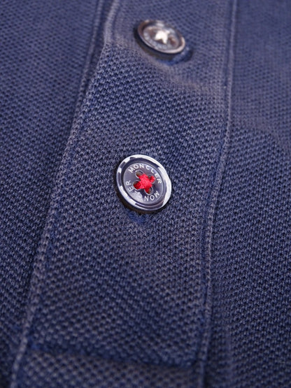 Polo Moncler Bleu Marine Taille M