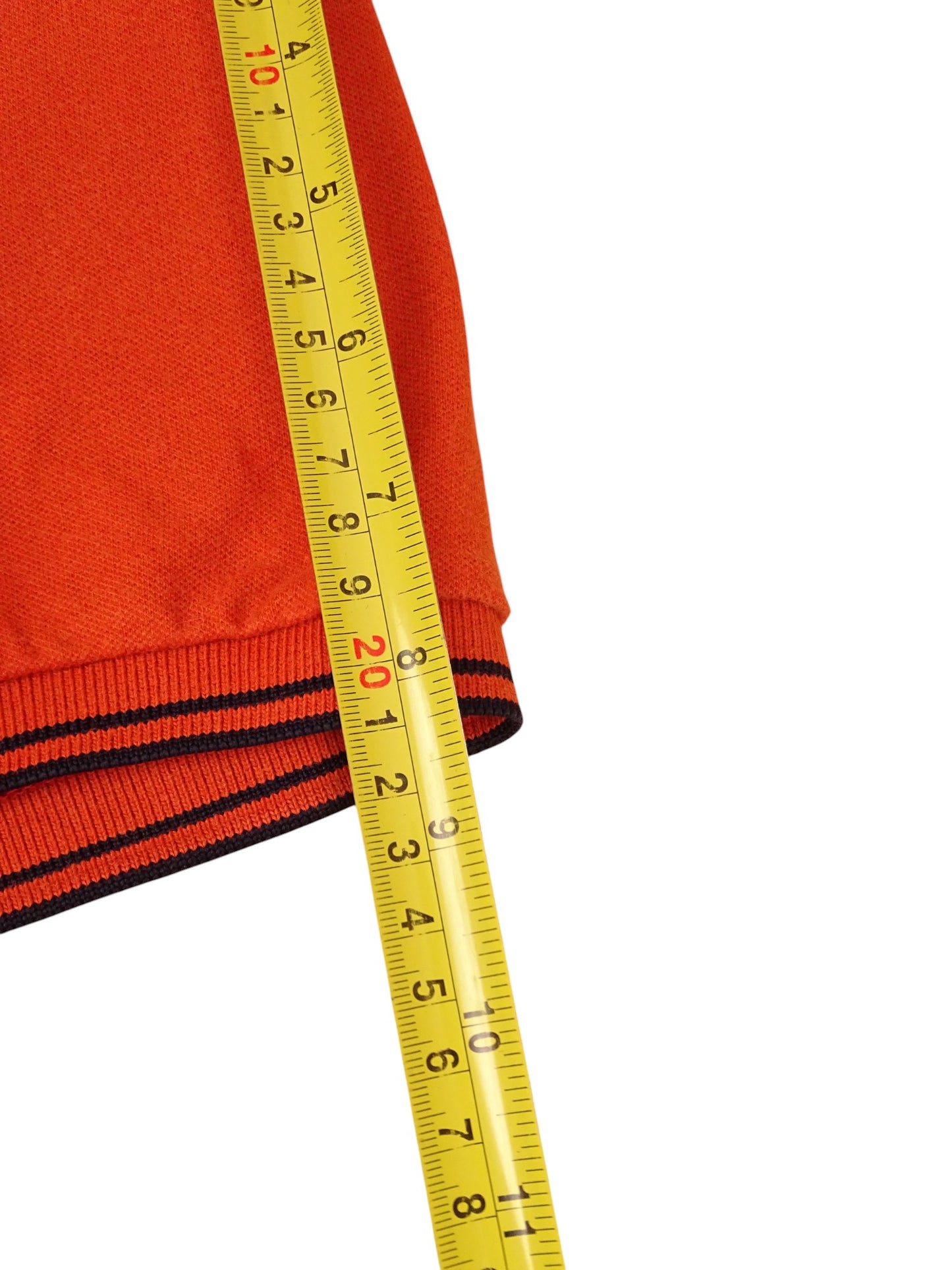 Polo Orange Stone Island 100% Coton M Homme