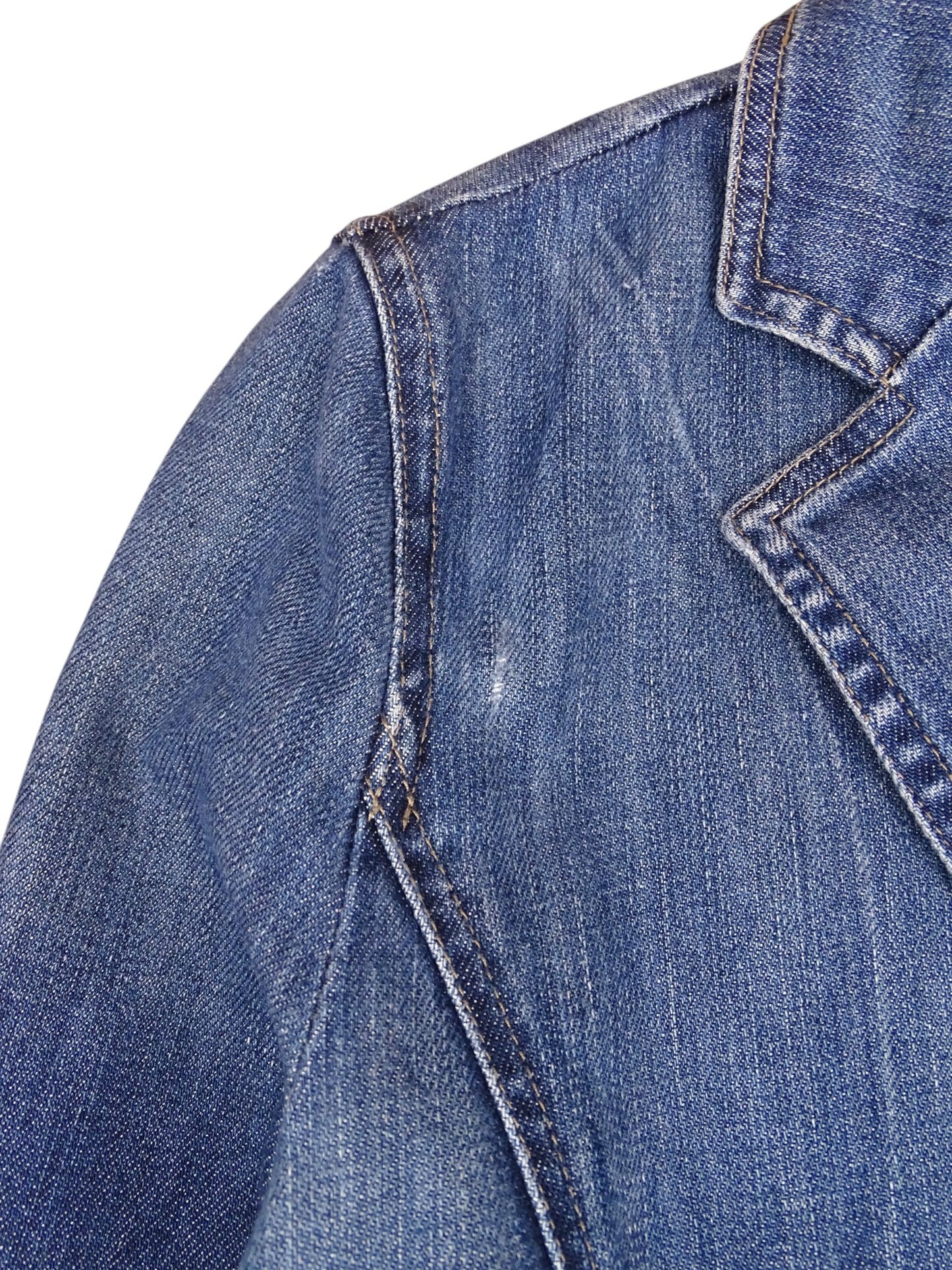 Veste Tailleur Burberry Jeans Bleu S Femme