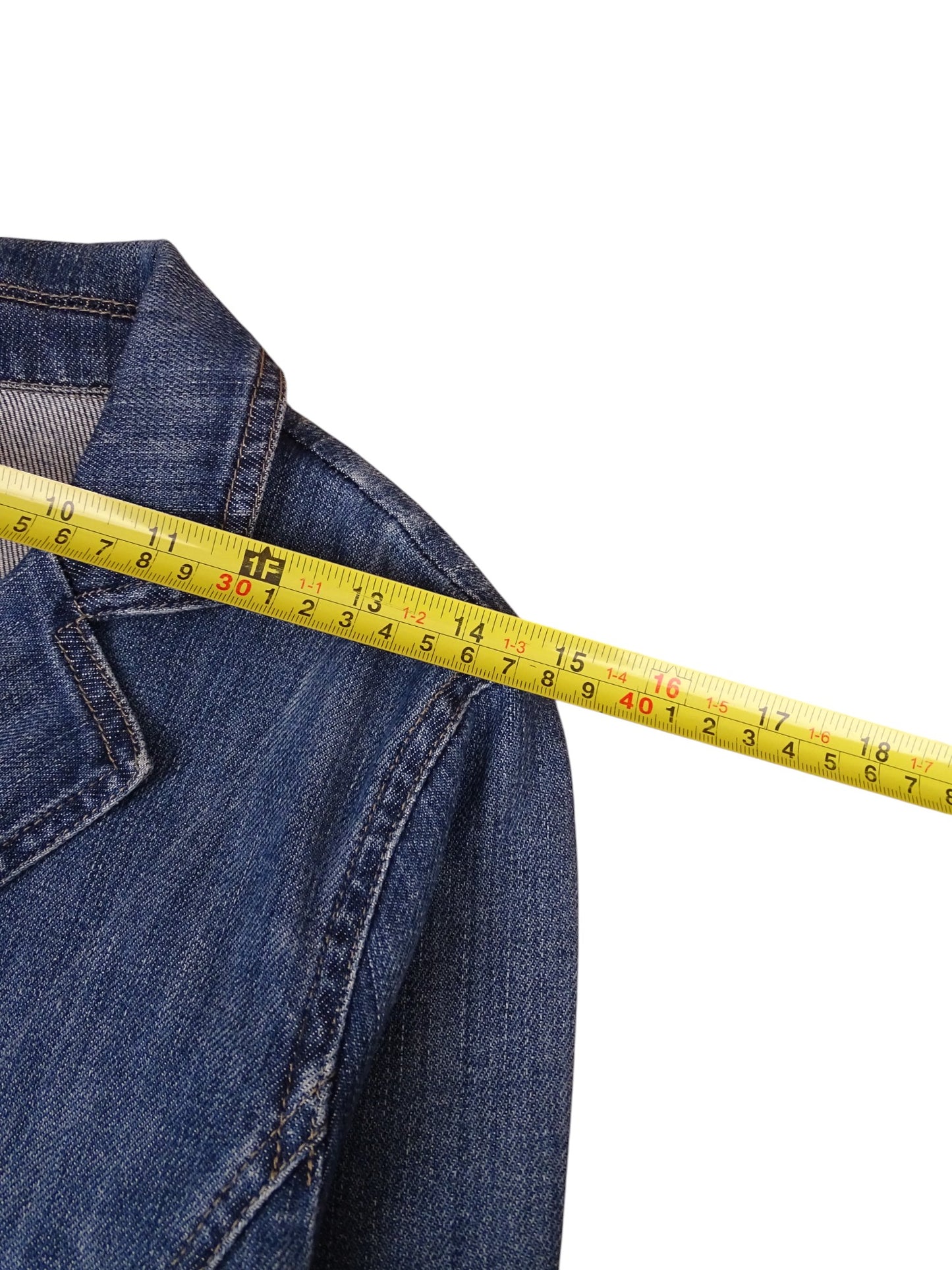 Veste Tailleur Burberry Jeans Bleu S Femme