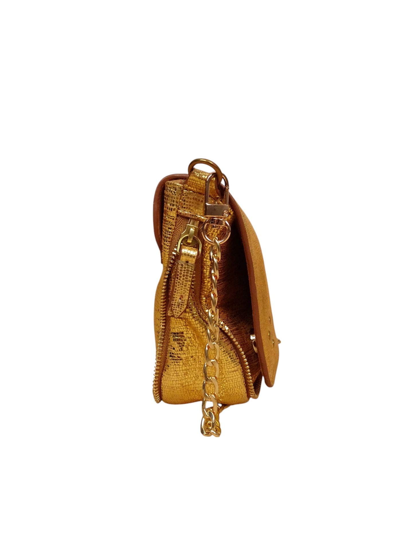 Sac Jérôme Dreyfuss Bobi Lamé Or S
