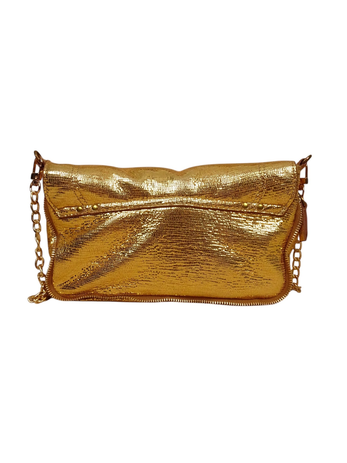 Sac Jérôme Dreyfuss Bobi Lamé Or S