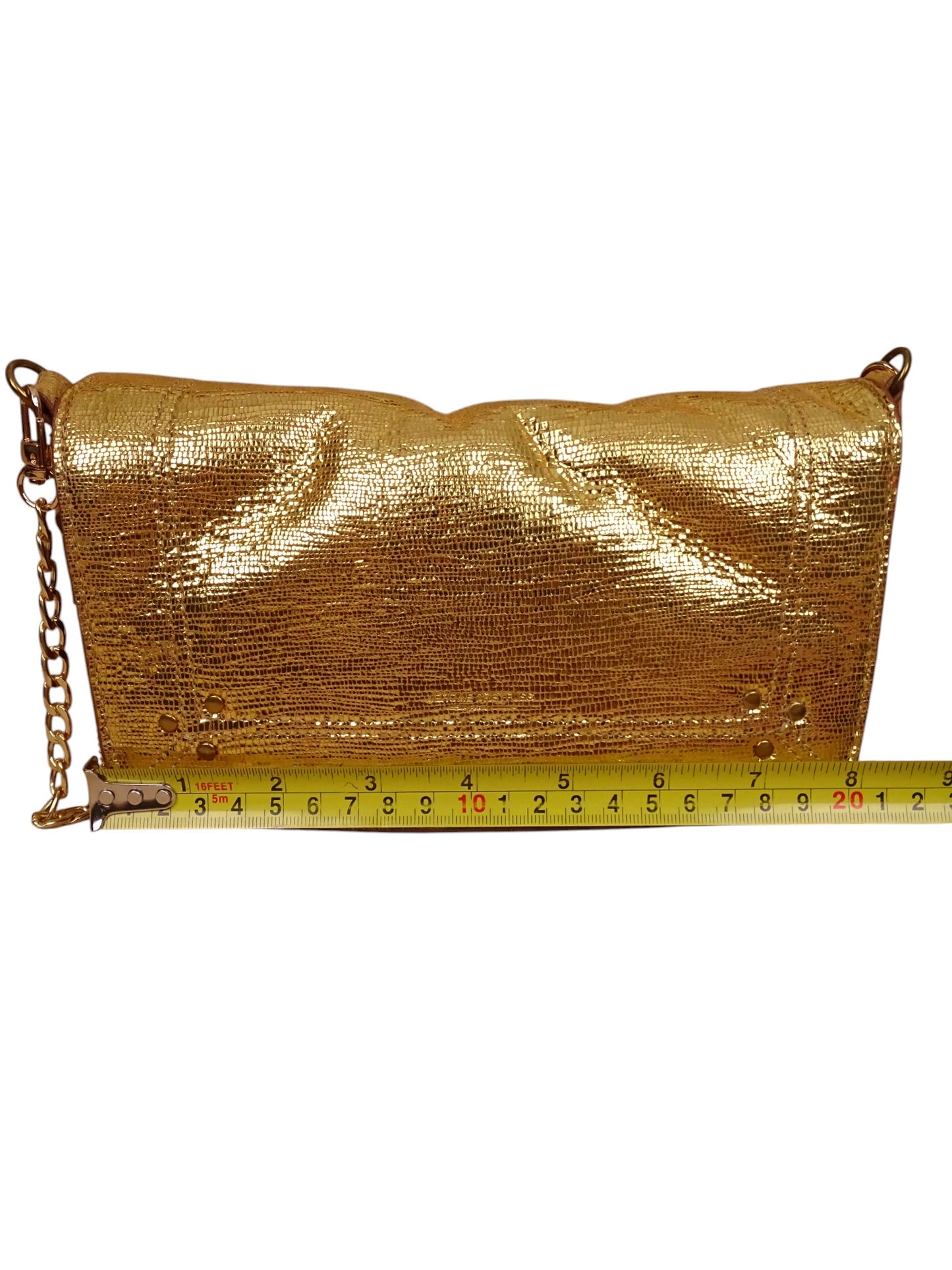 Sac Jérôme Dreyfuss Bobi Lamé Or S