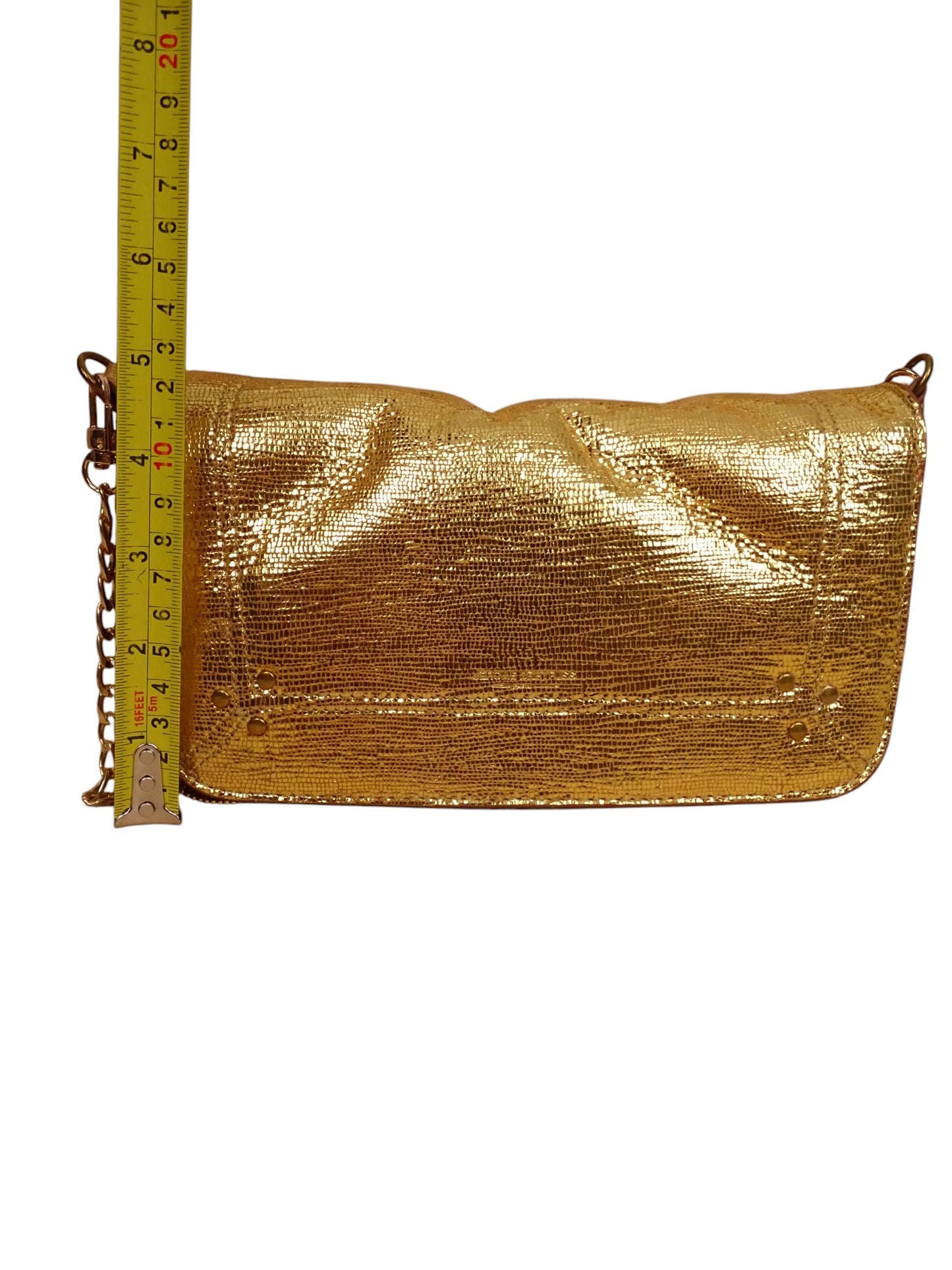 Sac Jérôme Dreyfuss Bobi Lamé Or S