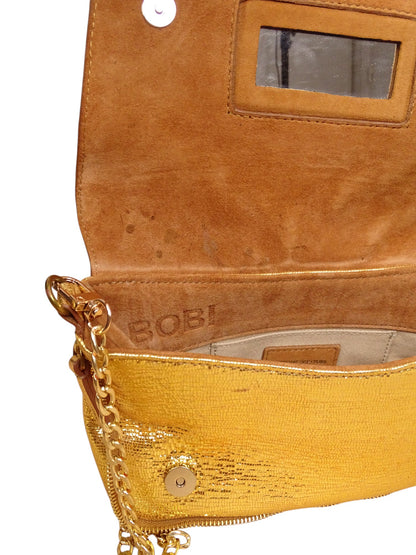 Sac Jérôme Dreyfuss Bobi Lamé Or S