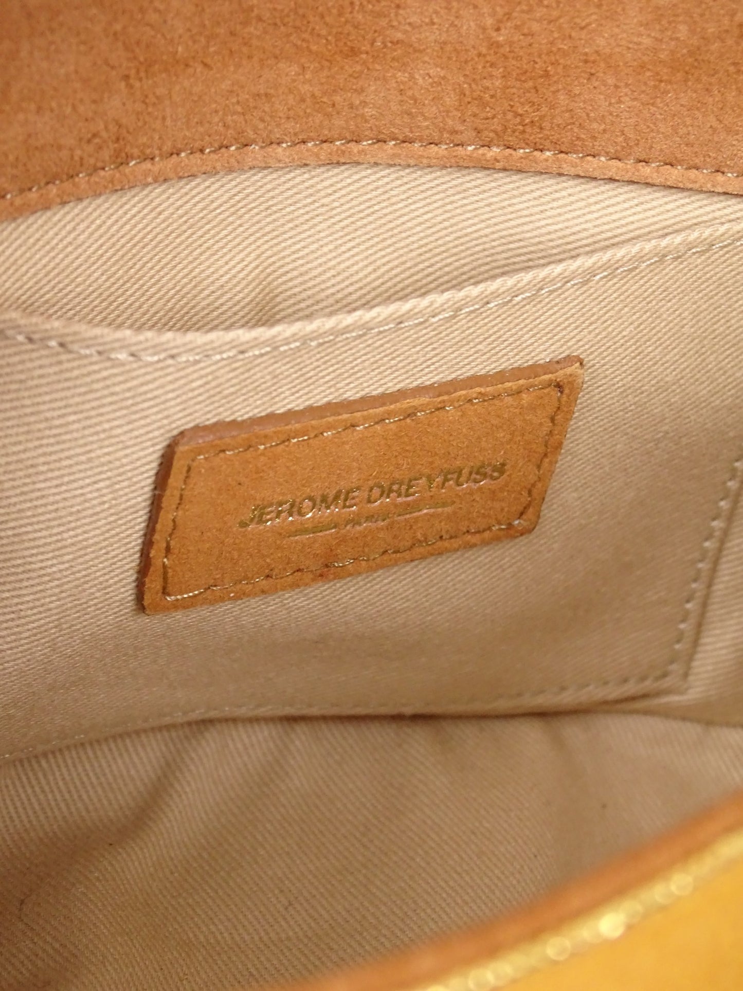 Sac Jérôme Dreyfuss Bobi Lamé Or S