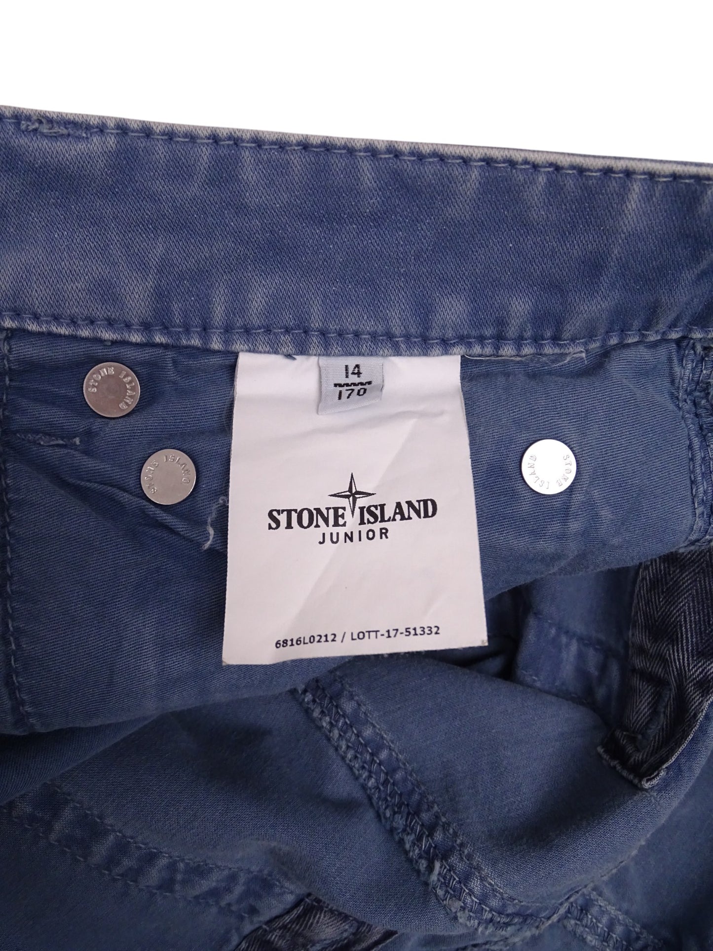 Short Stone Island Bleu Taille 14 Ans
