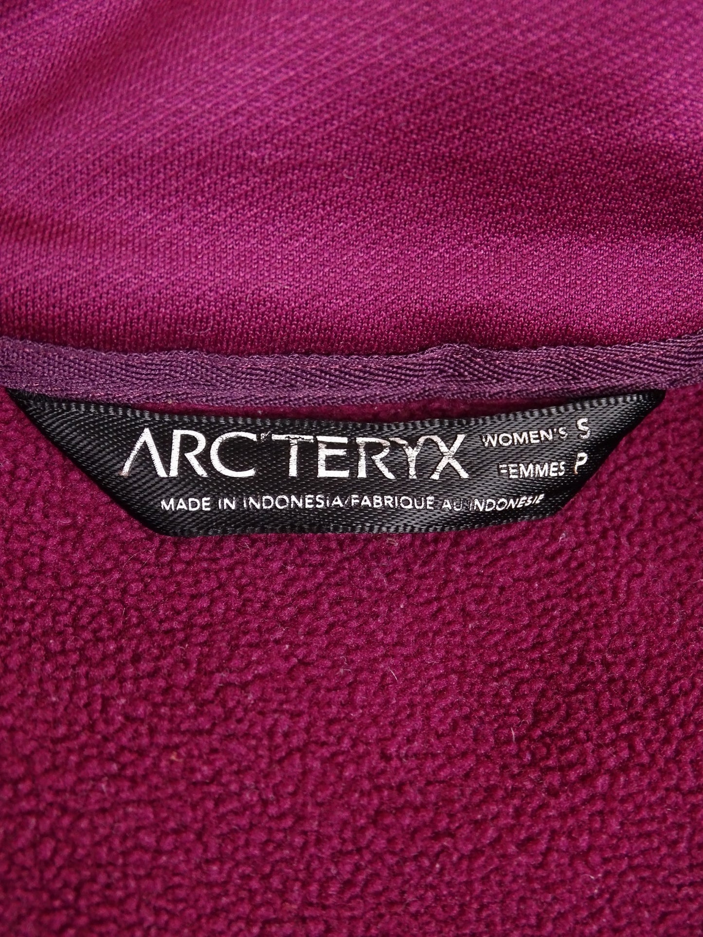 Polaire Arc’teryx Violette Taille S Femme