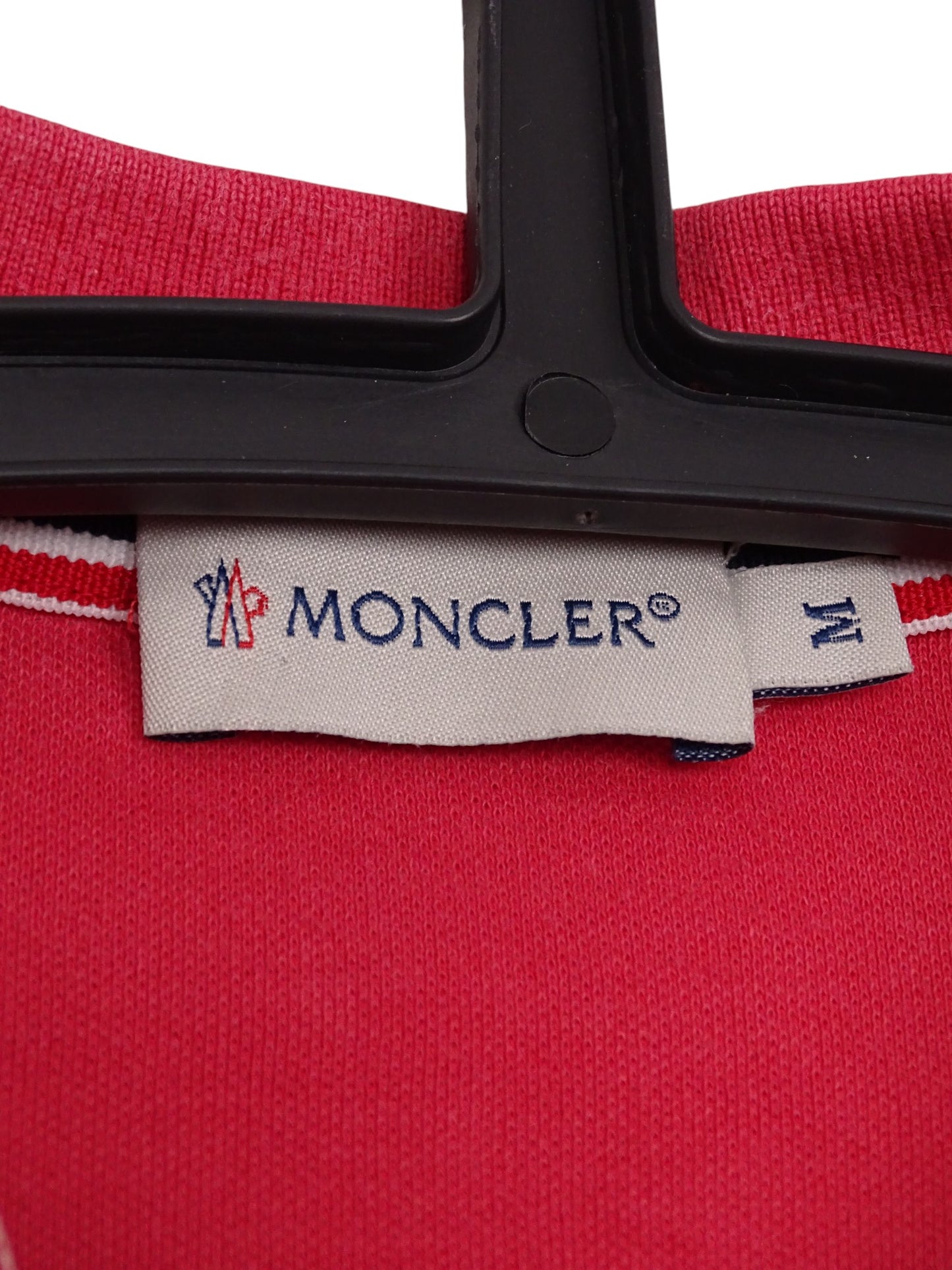 Polo Moncler Rose Saumon M Femme