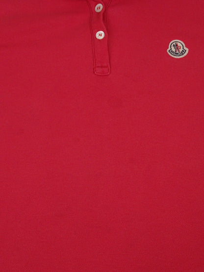 Polo Moncler Rose Saumon M Femme