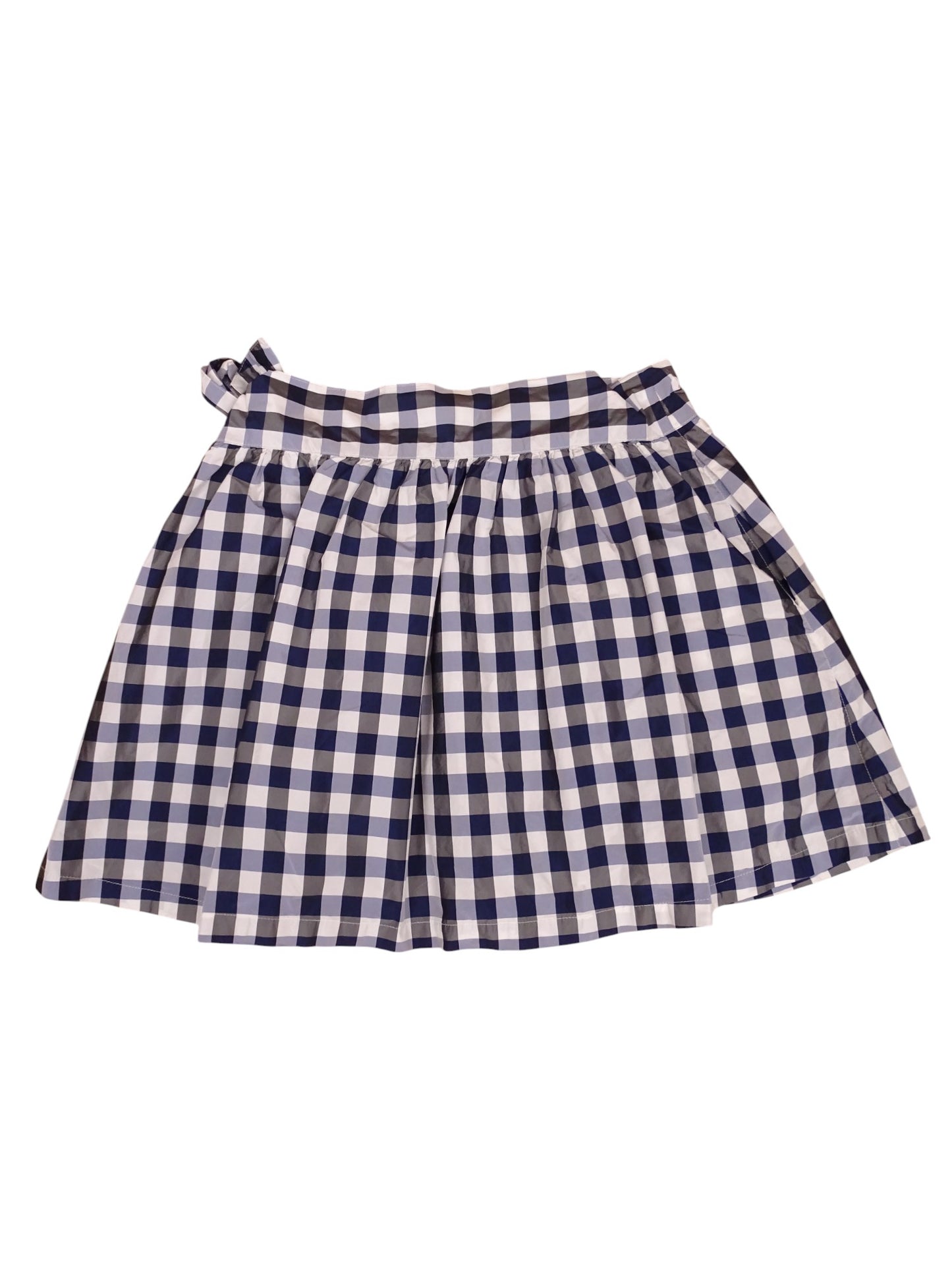 Jupe Burberry Carreaux Bleu Blanc Taille M Femme