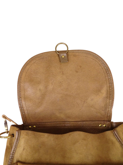 Sac Jérôme Dreyfuss Felix Daim Cuir Marron
