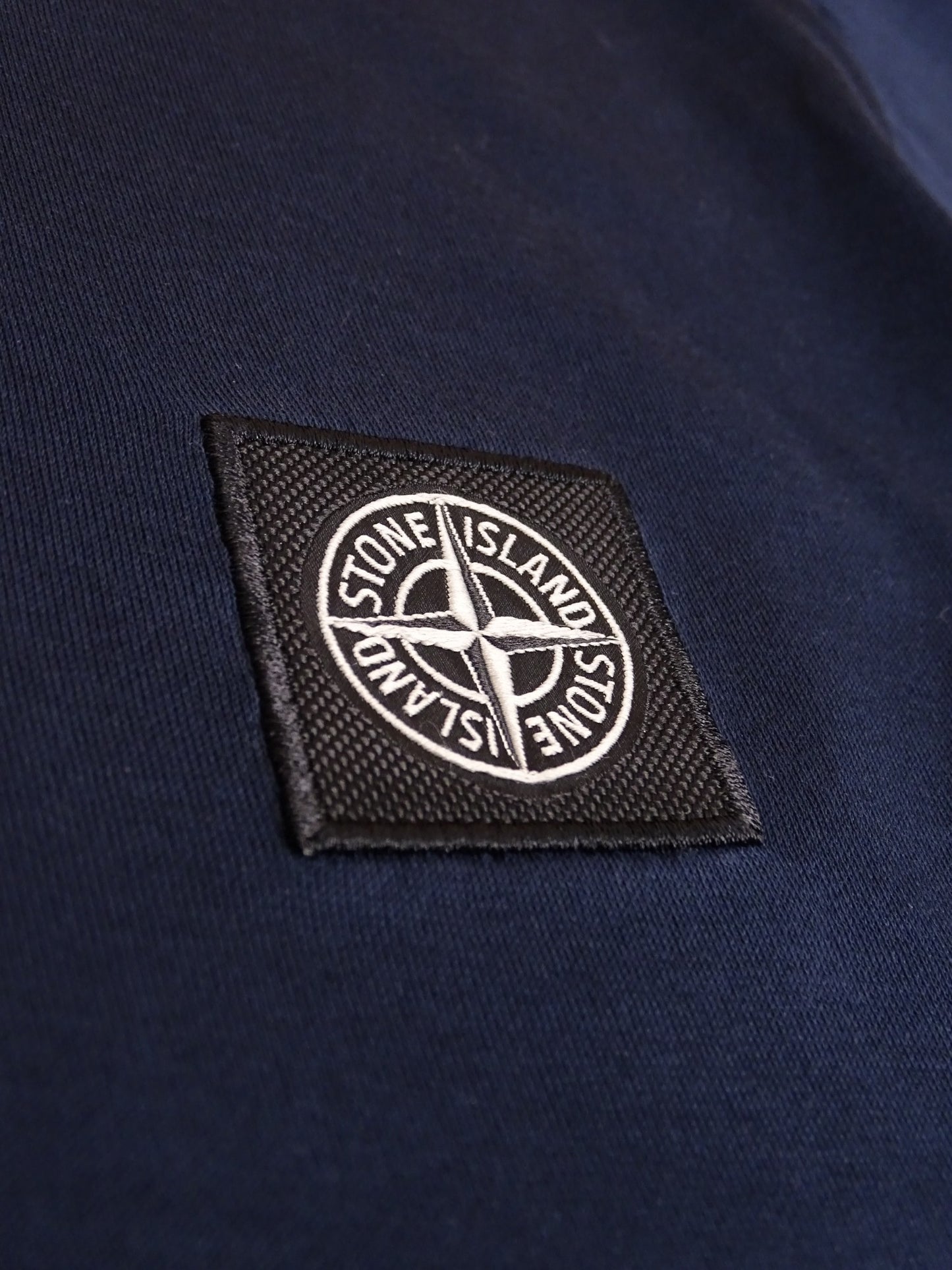 Polo Stone Island Bleu Marine Coton M Homme