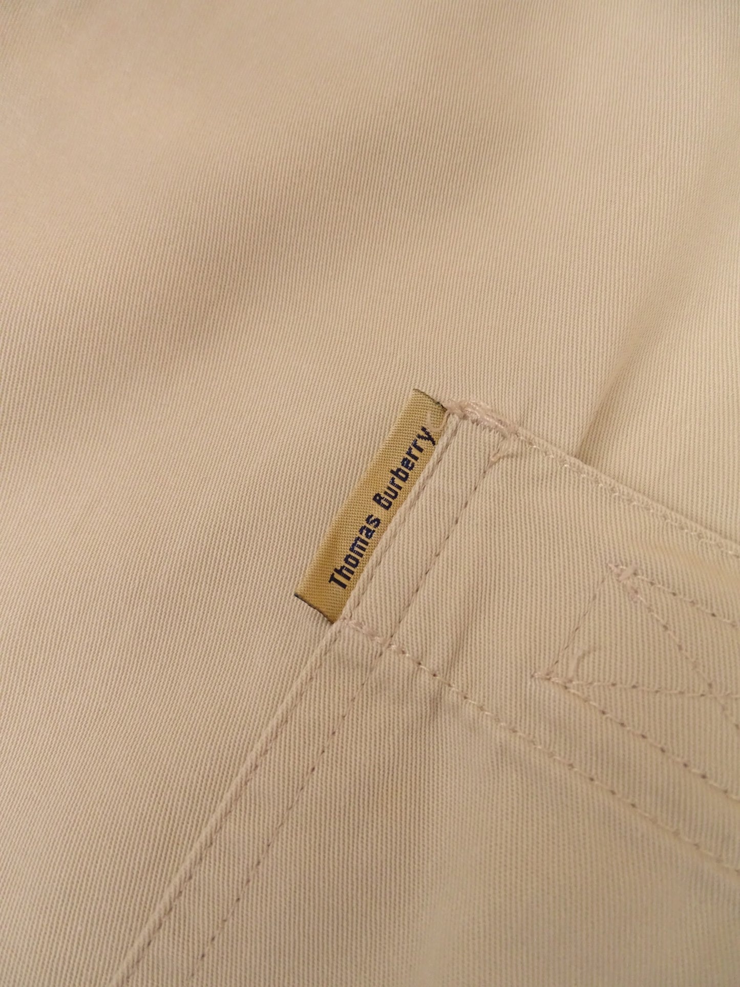 Jupe Coton Beige Burberry Avec Poche L Femme