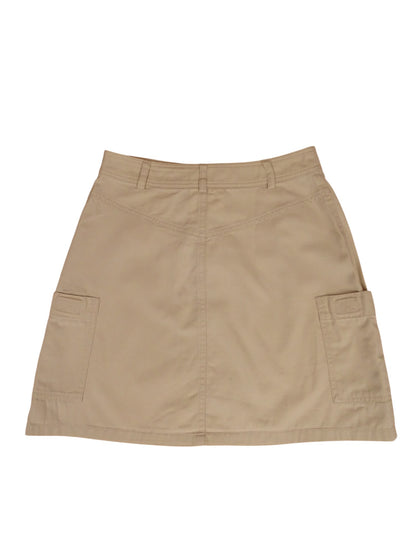 Jupe Coton Beige Burberry Avec Poche L Femme