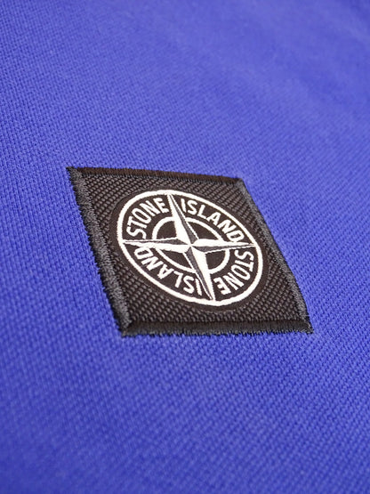 Polo Bleu Stone Island L Homme
