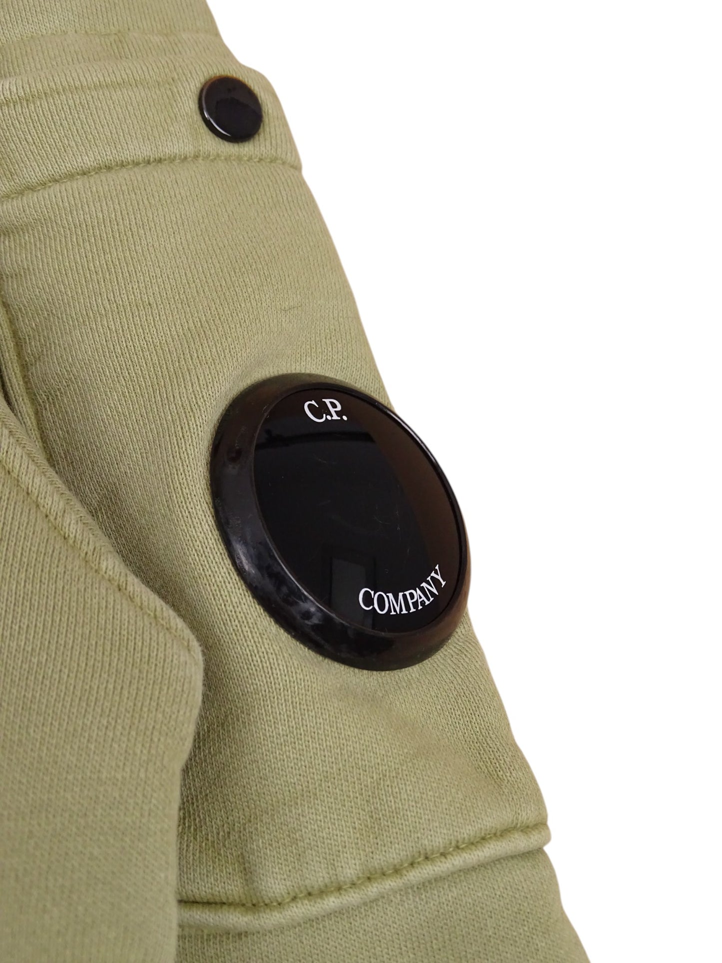 Sweat À Capuche CP Company Kaki M Homme