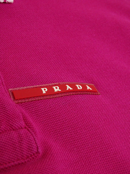 Polo Prada Rose M Homme Coton