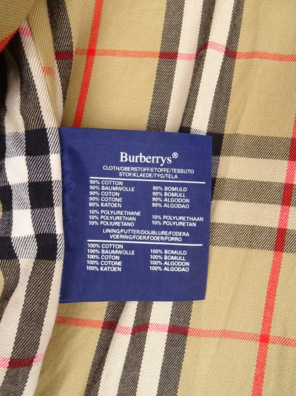 Burberry Trench Beige Vintage Années 90 L/XL Homme