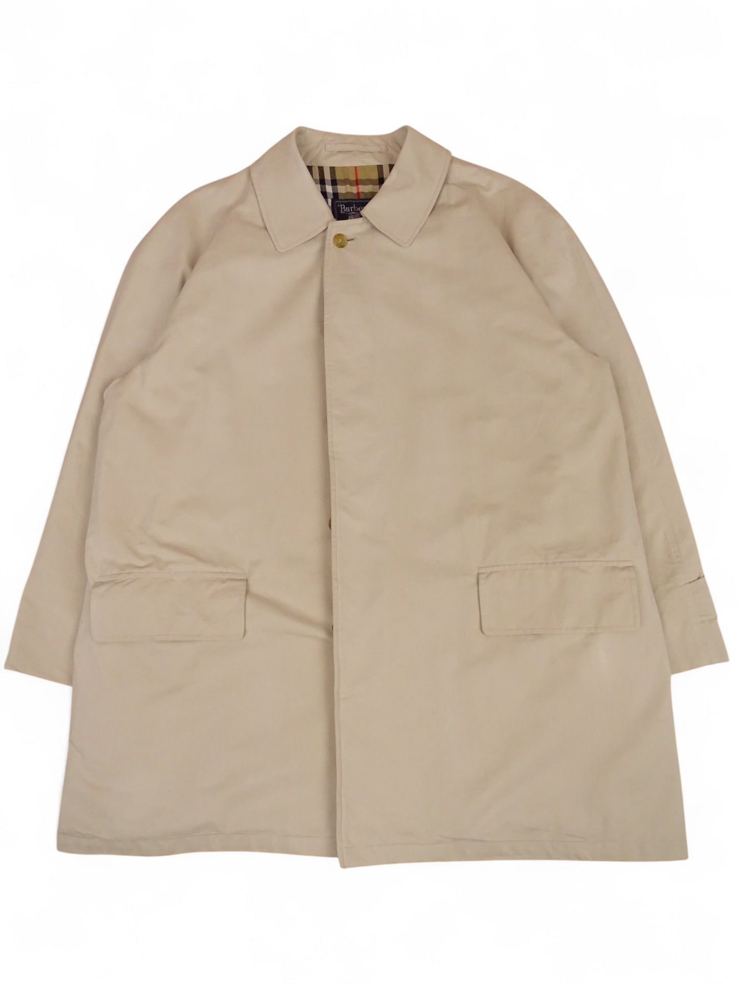 Burberry Trench Beige Vintage Années 90 L/XL Homme