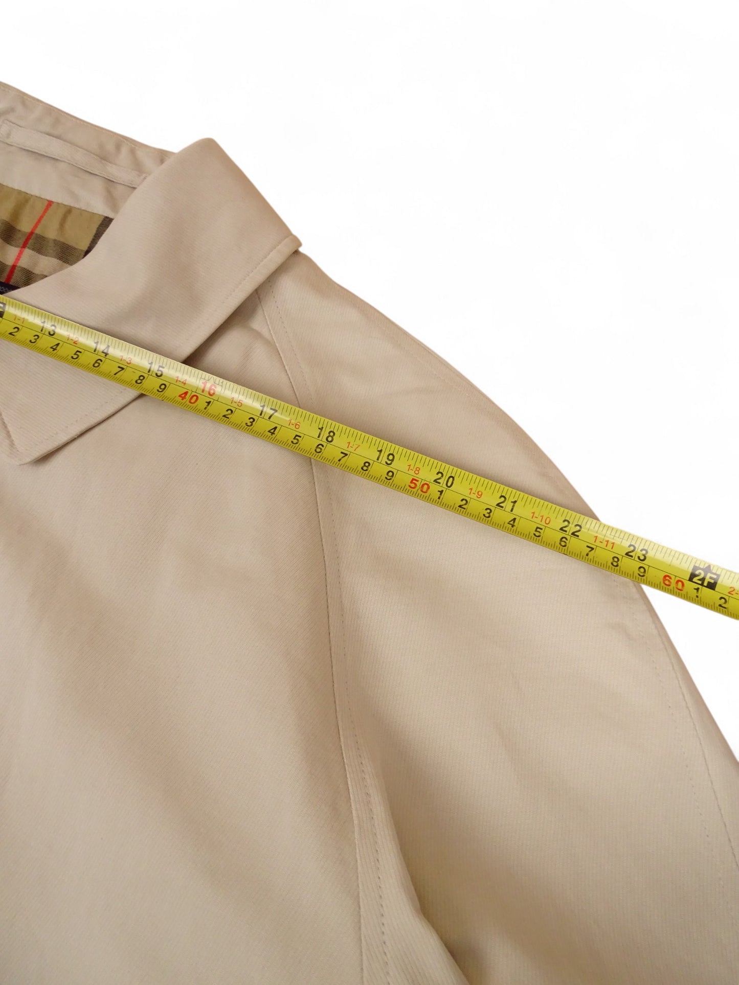 Burberry Trench Beige Vintage Années 90 L/XL Homme