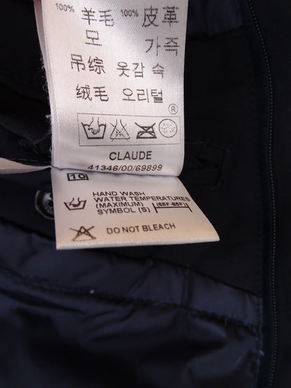 Manteau Moncler Claude Bleu Marine Matelassé XL Homme