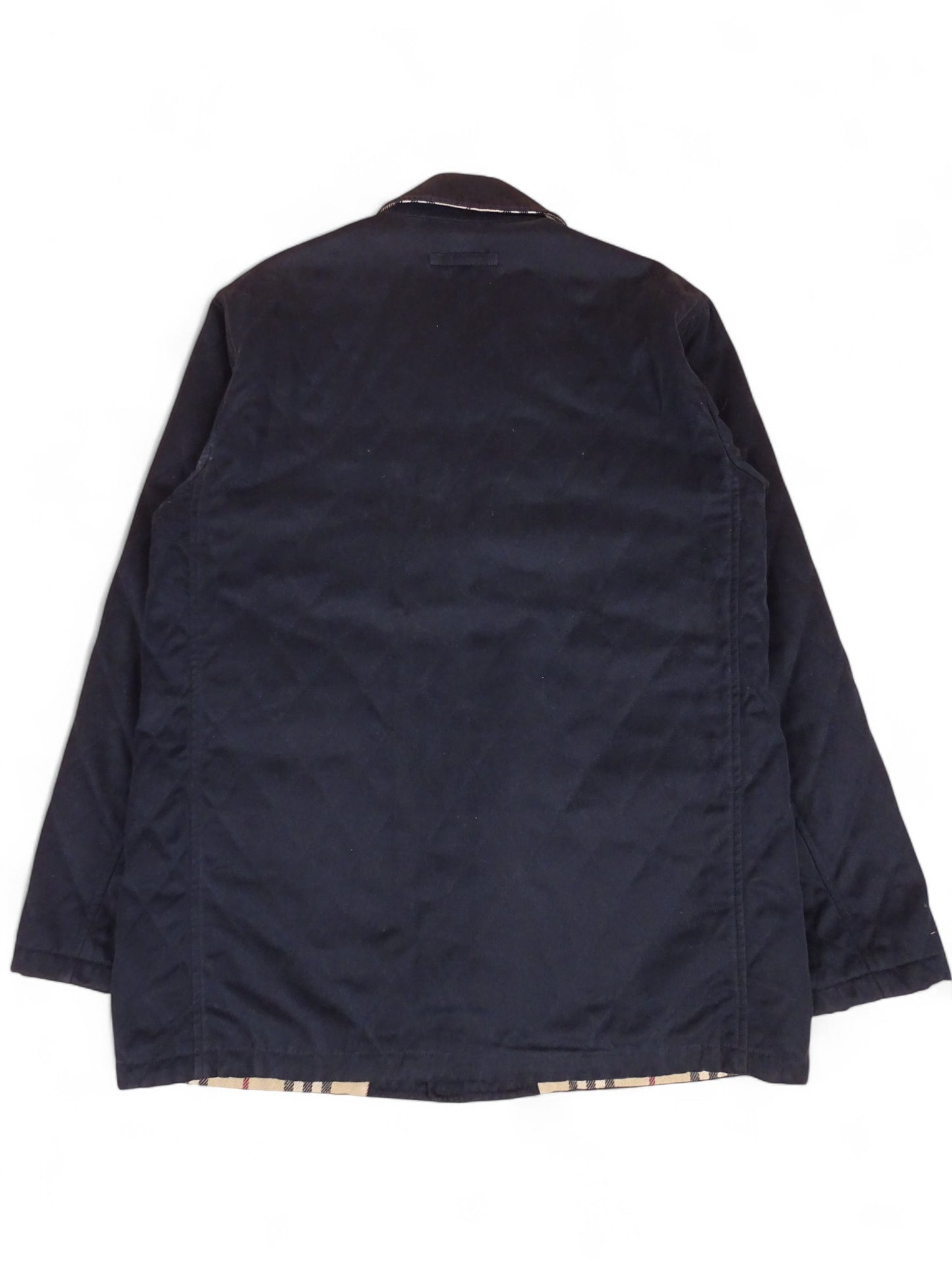 Trench Burberry Bleu Marine Tartan Intérieur L Homme