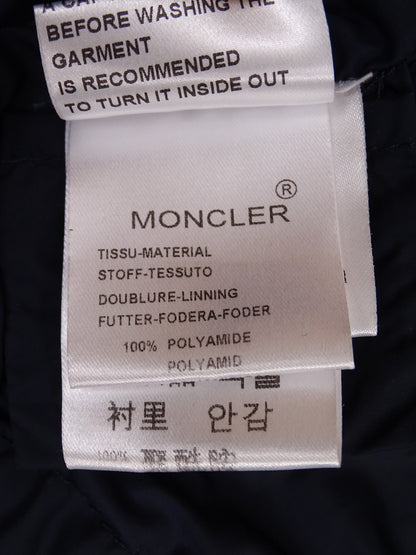 Veste Moncler Comme Neuf "Maryse" Bleu Marine M Femme