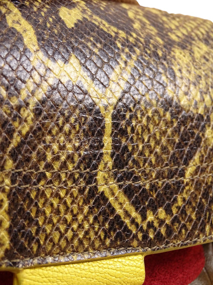 Sac Jérôme Dreyfuss Lulu S Croco Daim Marron Rose