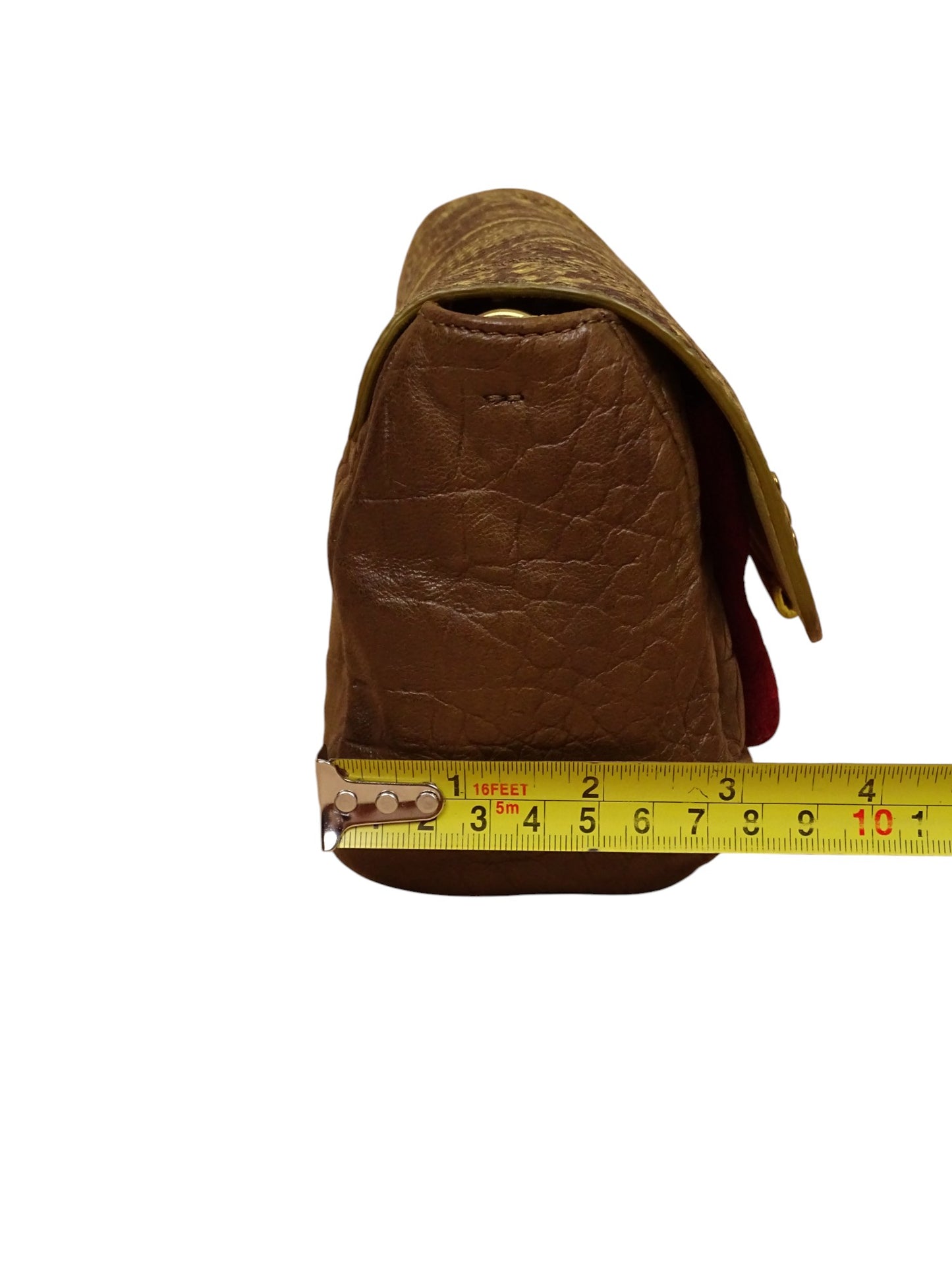 Sac Jérôme Dreyfuss Lulu S Croco Daim Marron Rose