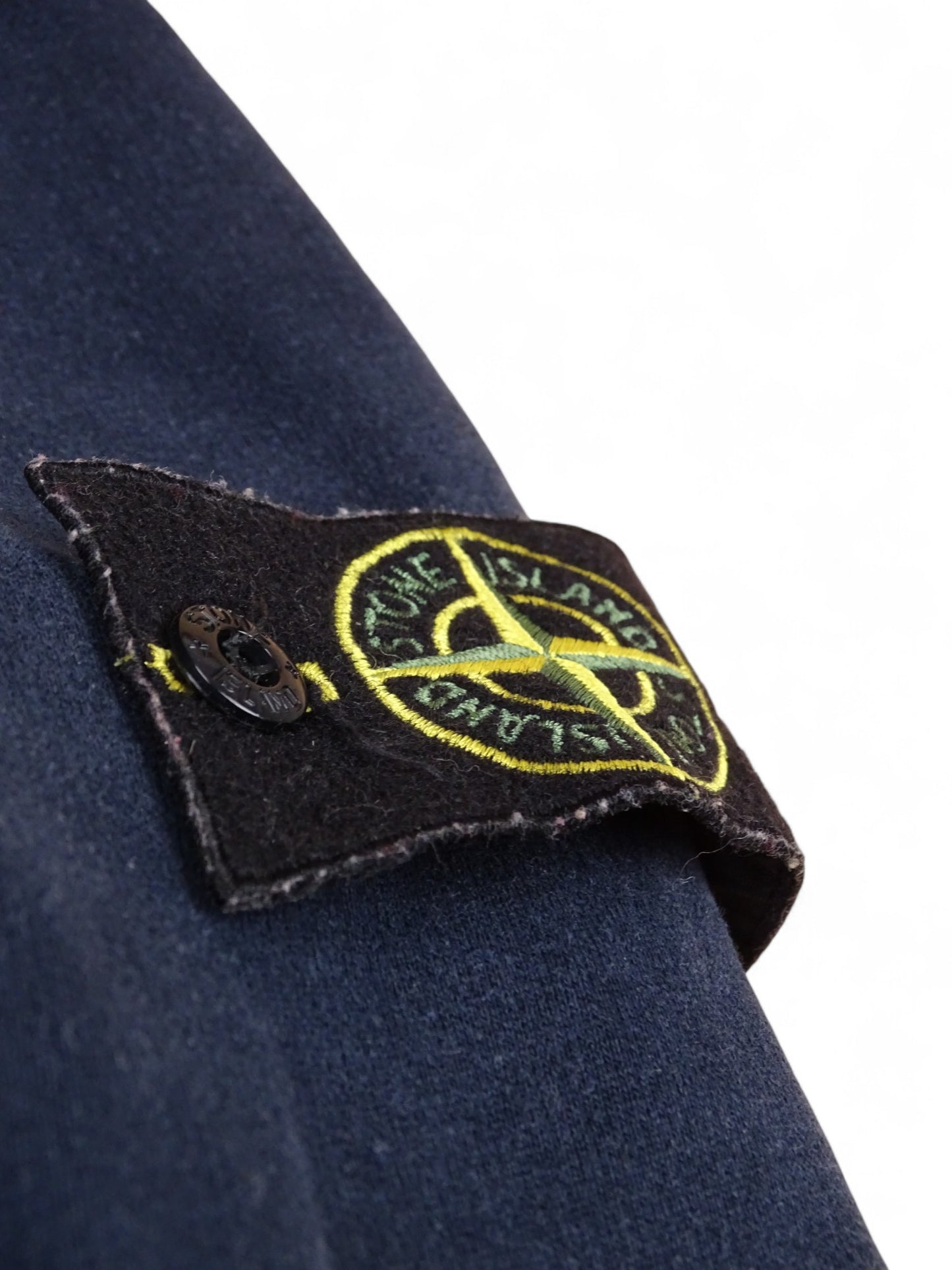 Pull À Capuche Stone Island Bleu Marine S Homme