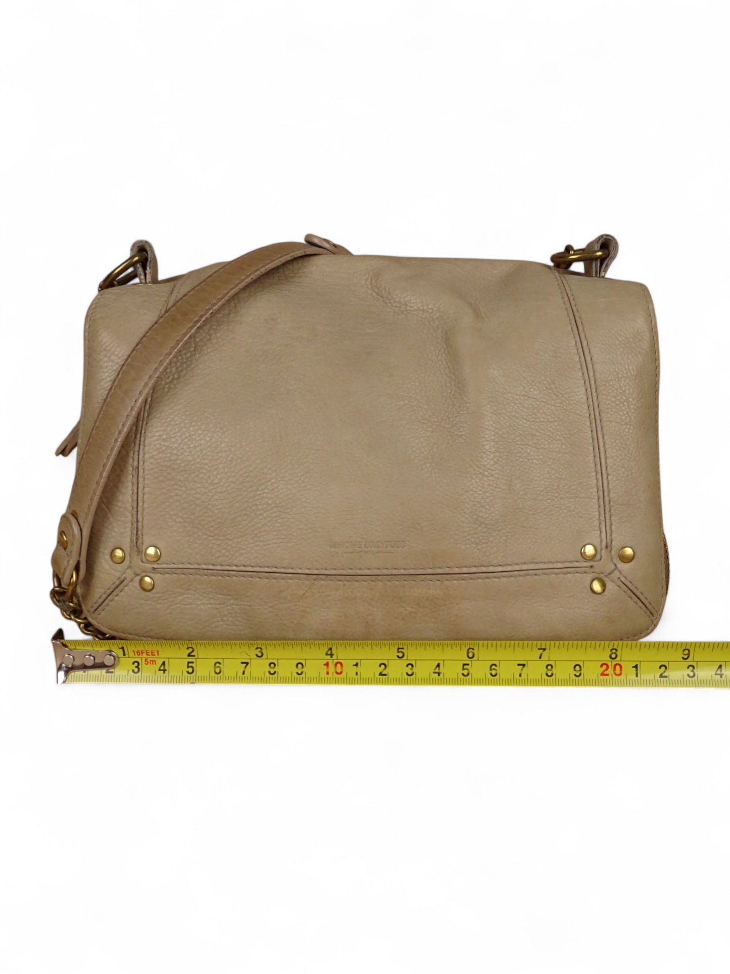 Sac Jérôme Dreyfuss Bobi M Cuir Beige