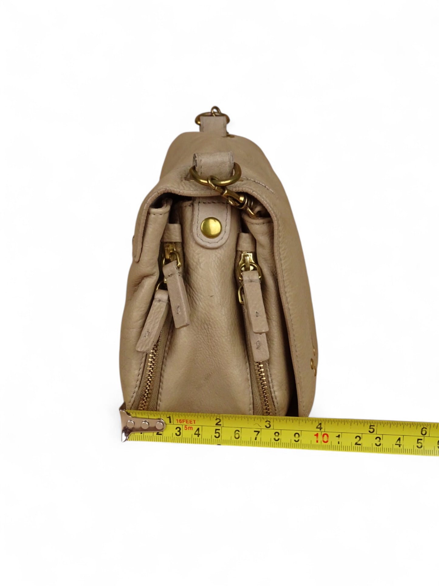 Sac Jérôme Dreyfuss Bobi M Cuir Beige