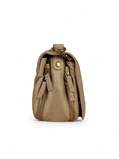 Sac Jérôme Dreyfuss Bobi M Cuir Beige