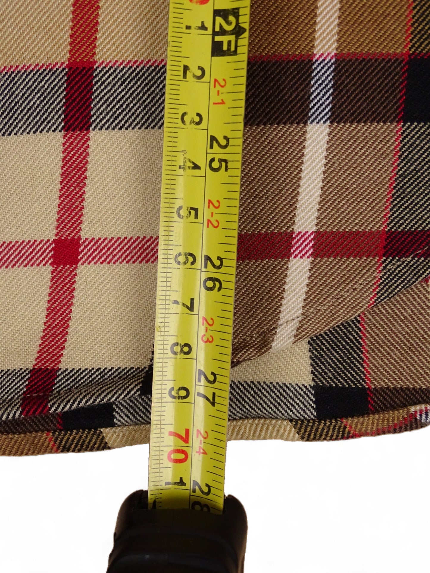 Sandro Chemise Tartan Écossais Beige Épais XS Homme