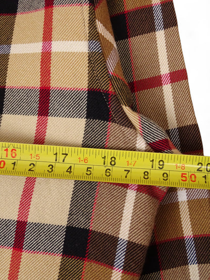 Sandro Chemise Tartan Écossais Beige Épais XS Homme