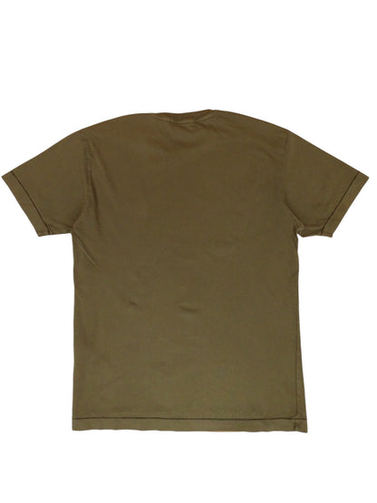Stone Island T-shirt Kaki Logo M Homme