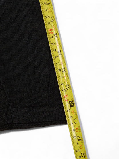 Stone Island L 100% Laine Pull Capuche Half Noir