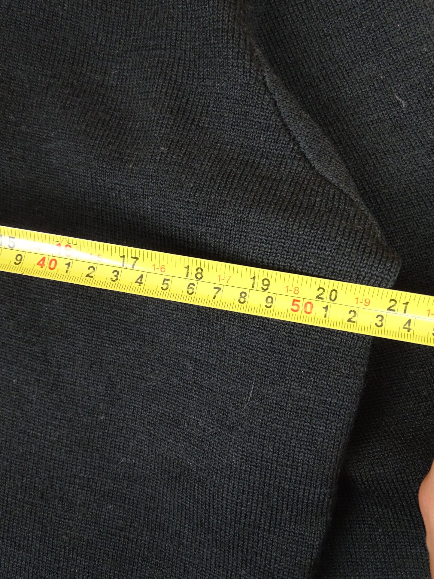 Stone Island L 100% Laine Pull Capuche Half Noir