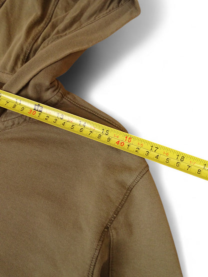 C.P. Company Sweat Zippé Capuche Kaki S