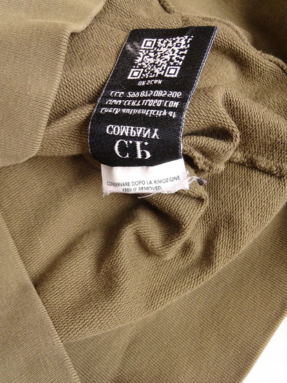 C.P. Company Sweat Zippé Capuche Kaki S