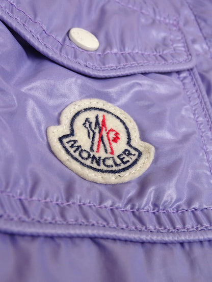 Moncler Veste Fine Matelassée Violette S Femme