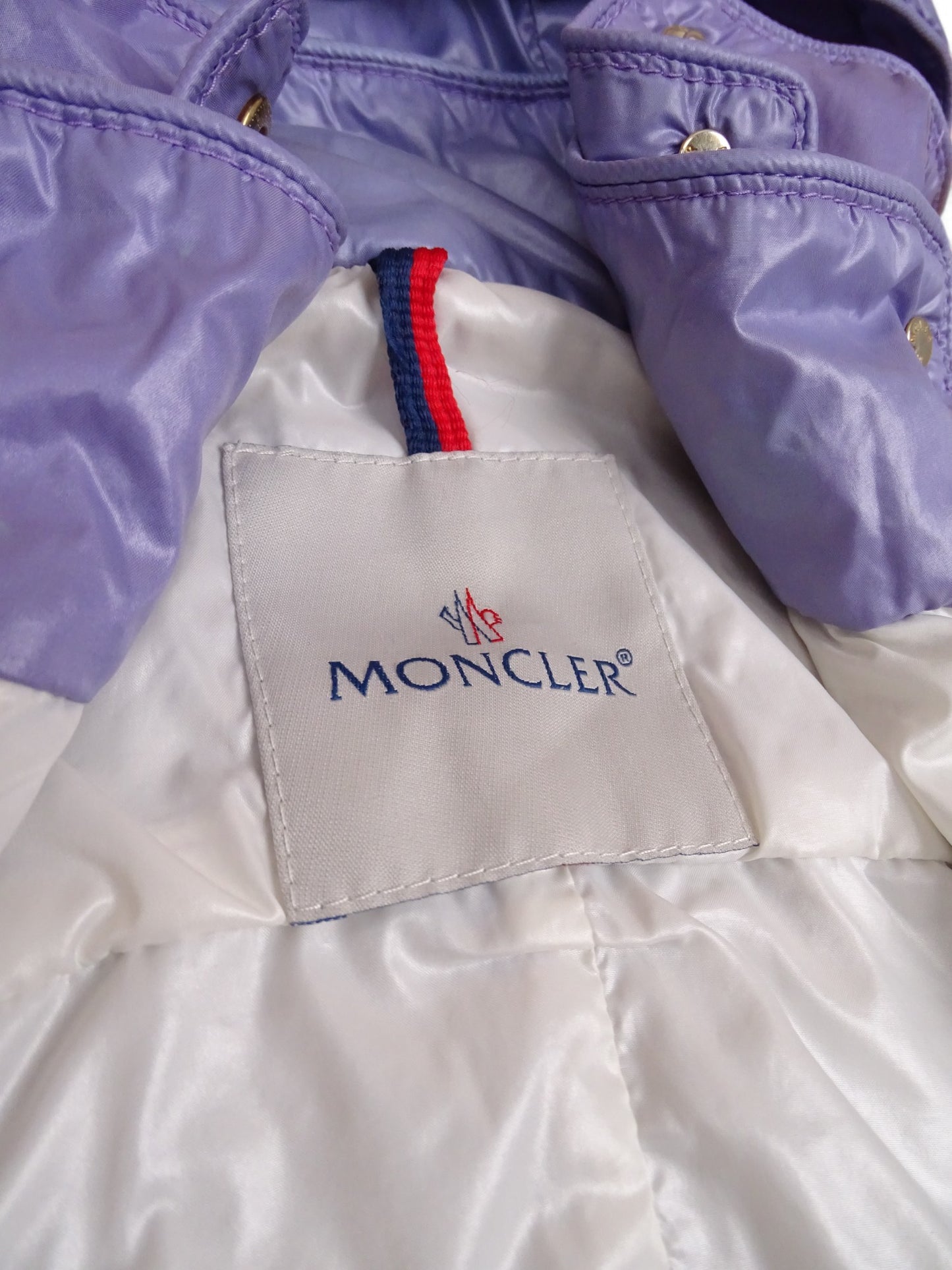 Moncler Veste Fine Matelassée Violette S Femme