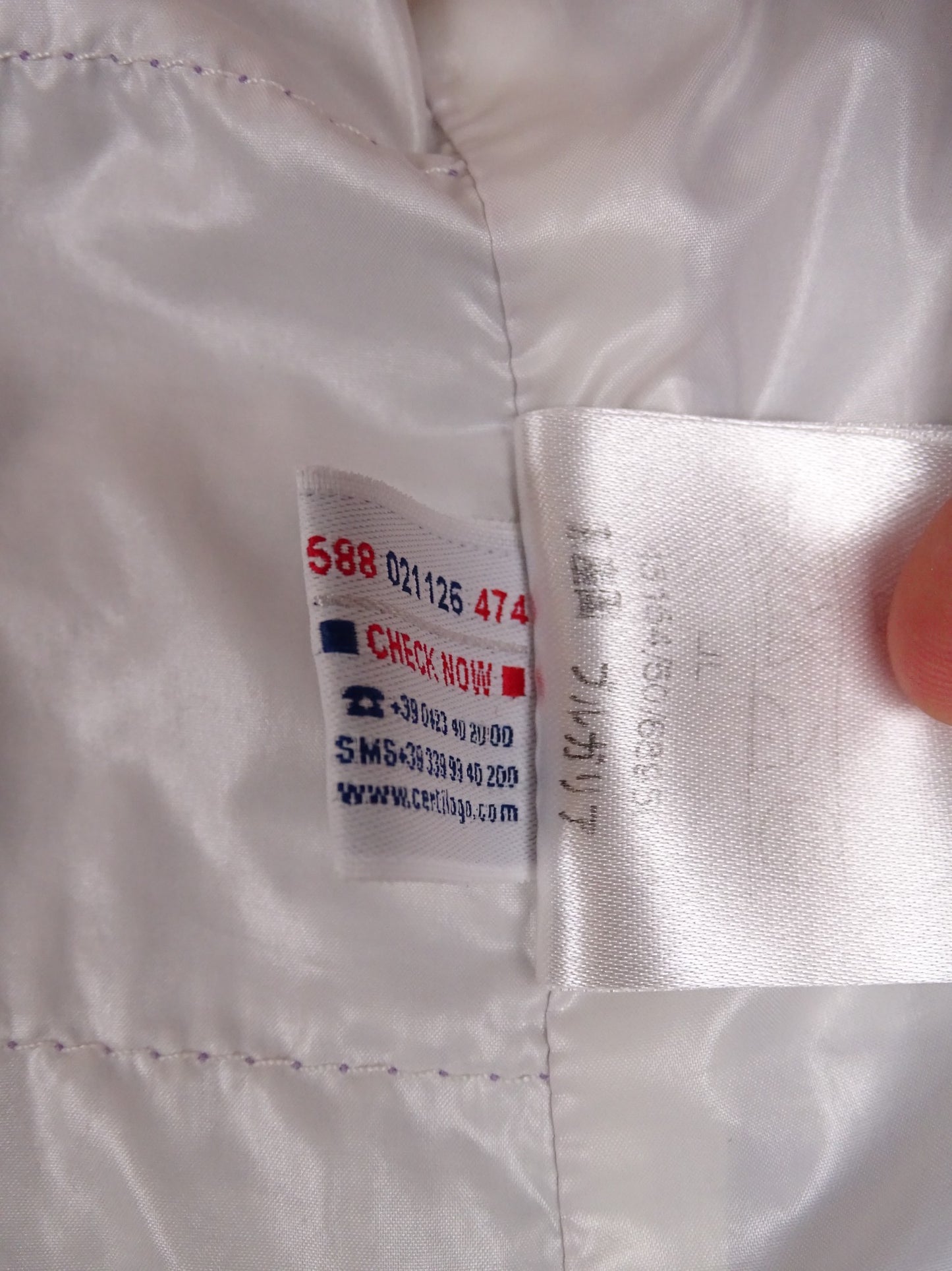 Moncler Veste Fine Matelassée Violette S Femme